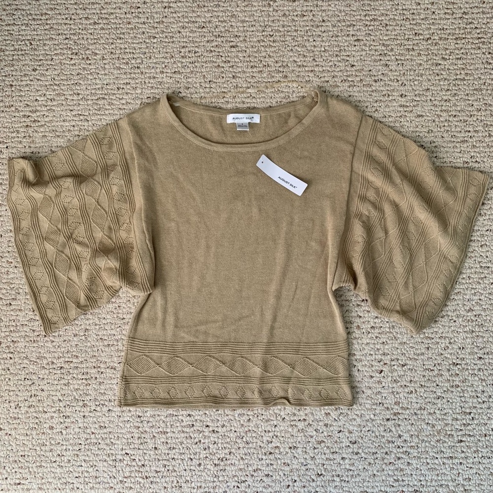 August Silk Top Size Small